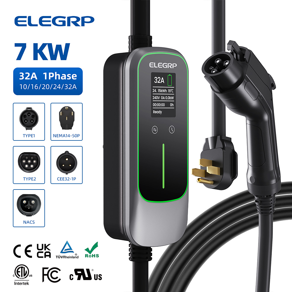 Home Ev Charger - Carregador portátil para veículos elétricos ELEGRP