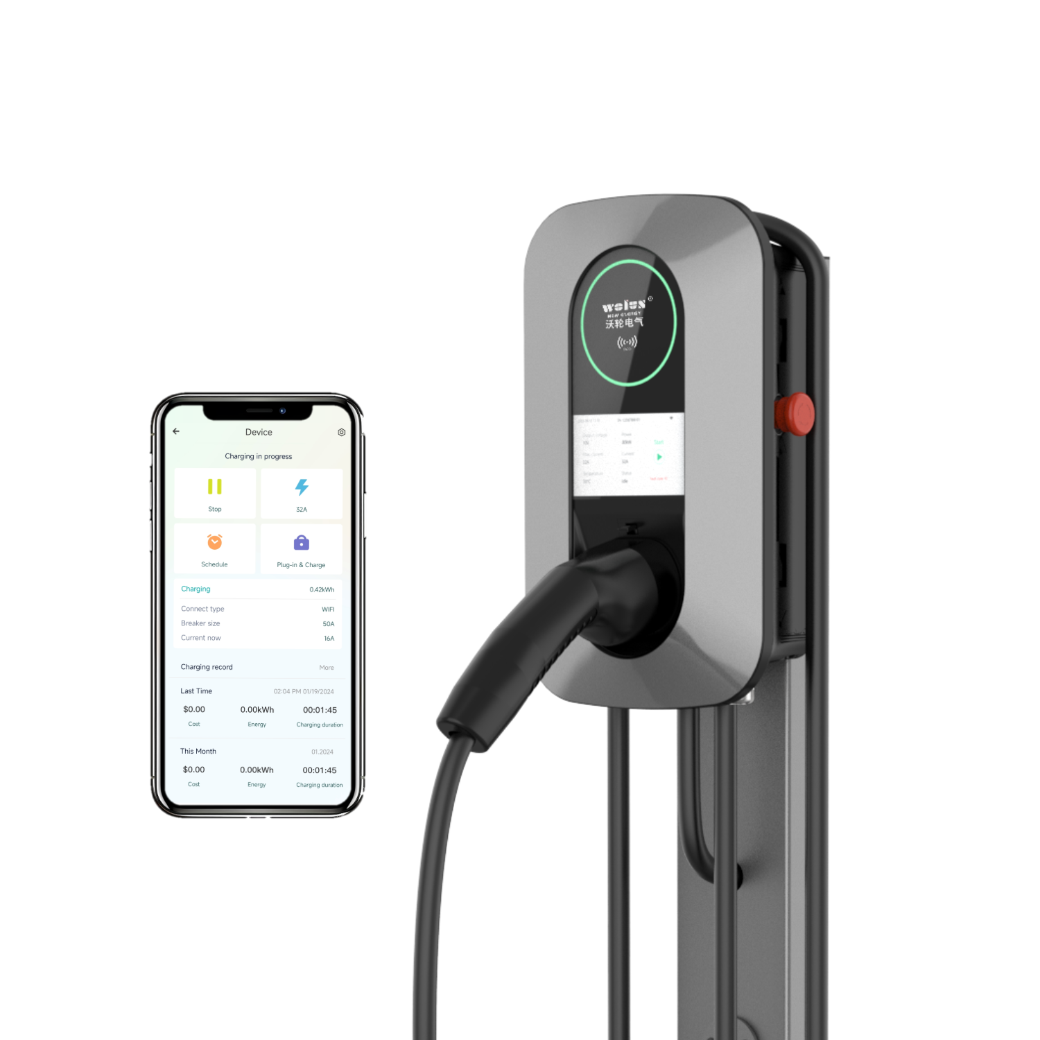 Home Ev Charger - Ponto de Carregamento AC para Casa