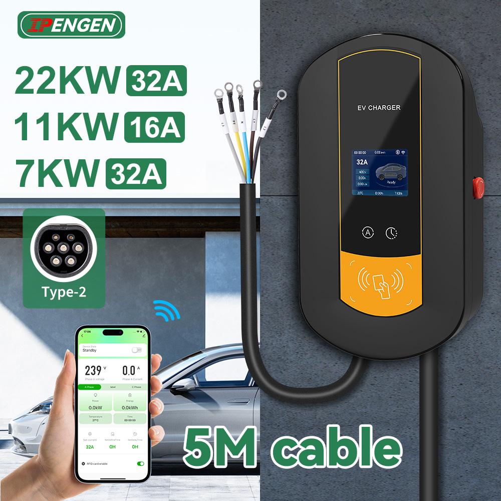 Wallbox Ev - Estação de carregamento IPENGEN Type2 EV