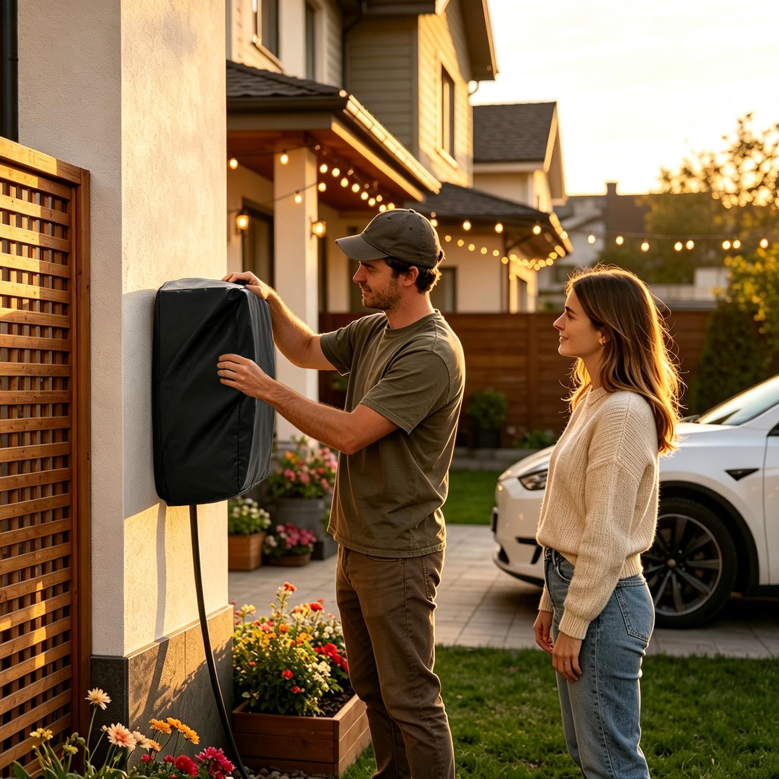 Home Ev Charger - Capa protetora contra poeira para carregador