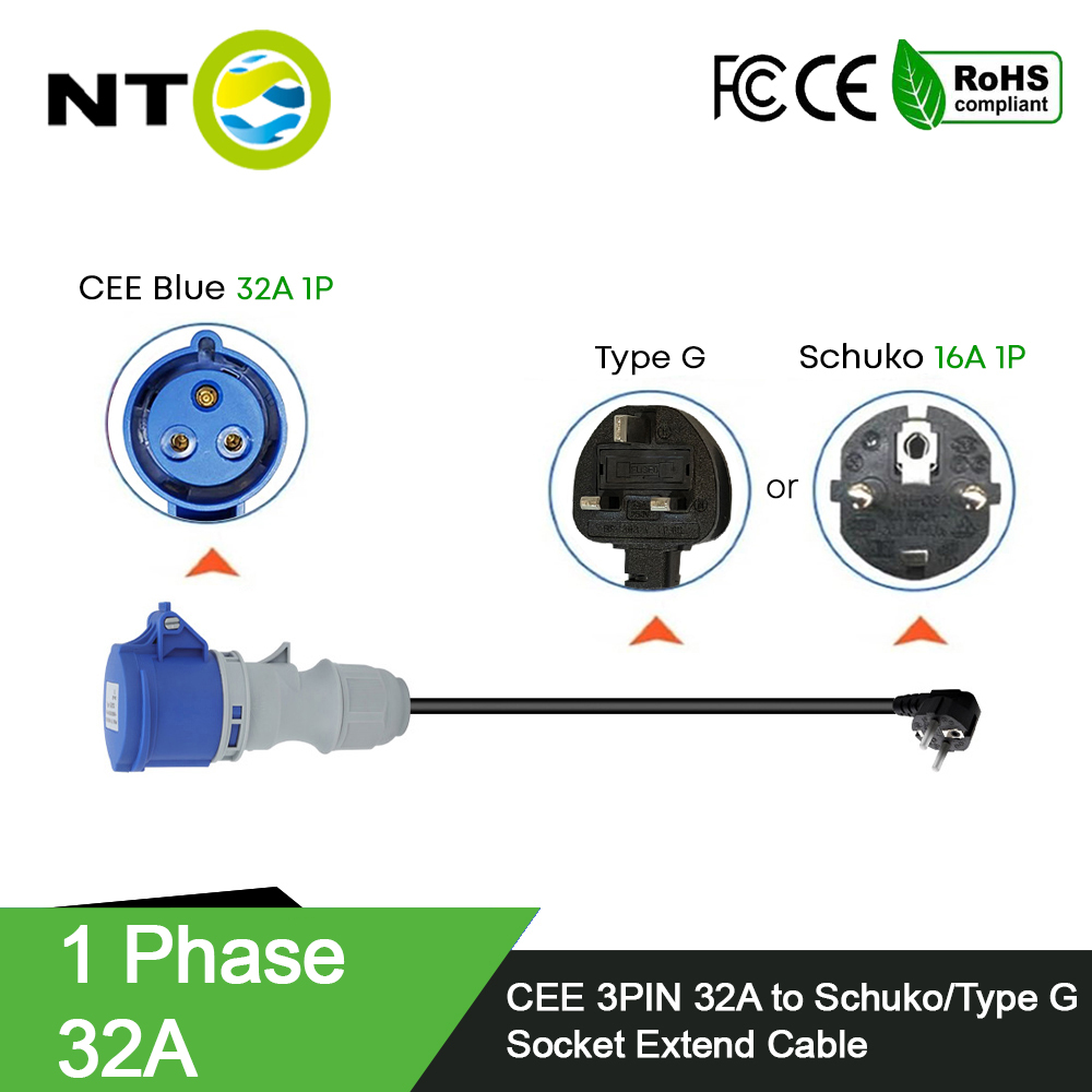 Adaptador de Tomada NTO Azul C - Ev Charger Adapter avaliação e preço