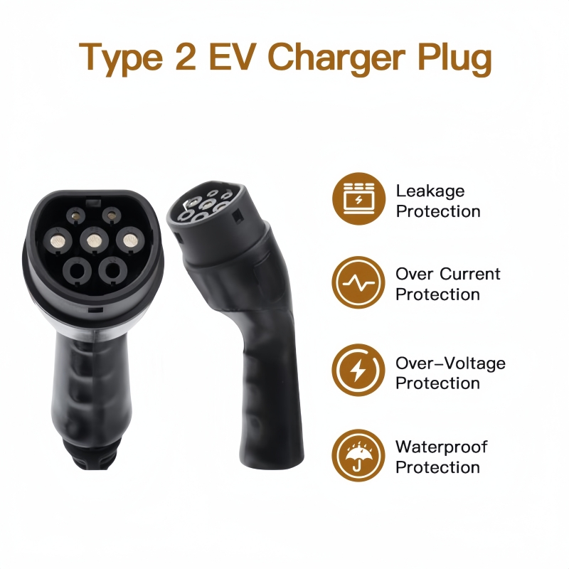 Ficha do carregador do tipo 2  - Ev Charger Adapter avaliação e preço