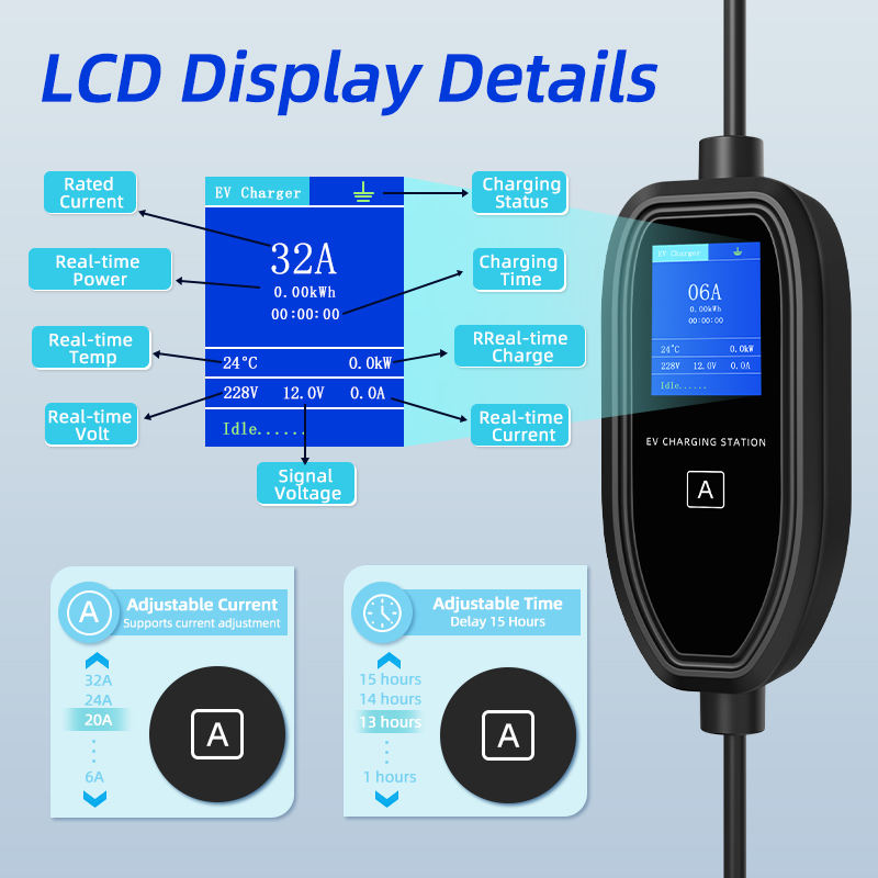 Carregador portátil para veícu - Home Ev Charger avaliação e preço