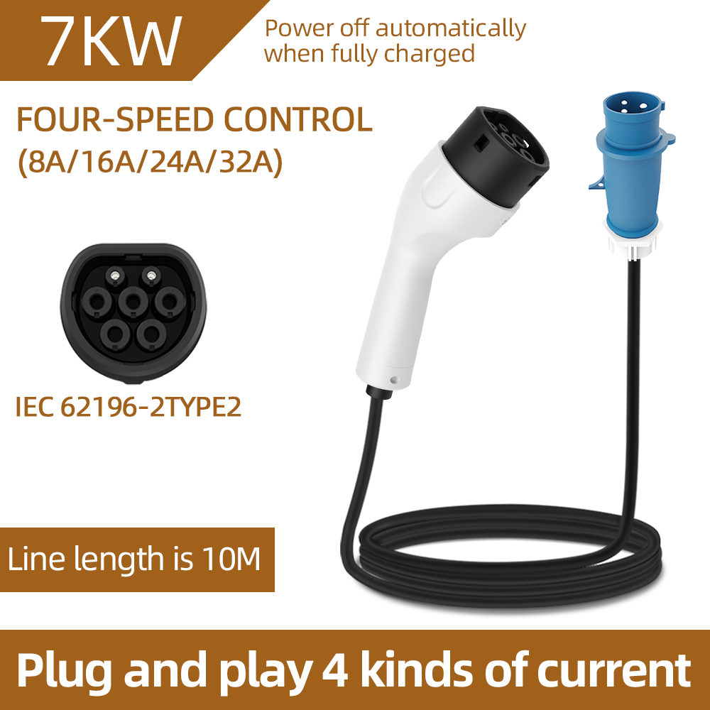 Para veículo elétrico 7kw 32a  - Ev Charger Adapter avaliação e preço