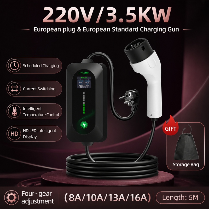 Carregador de Veículo Elétrico - Portable Ev Charger avaliação e preço