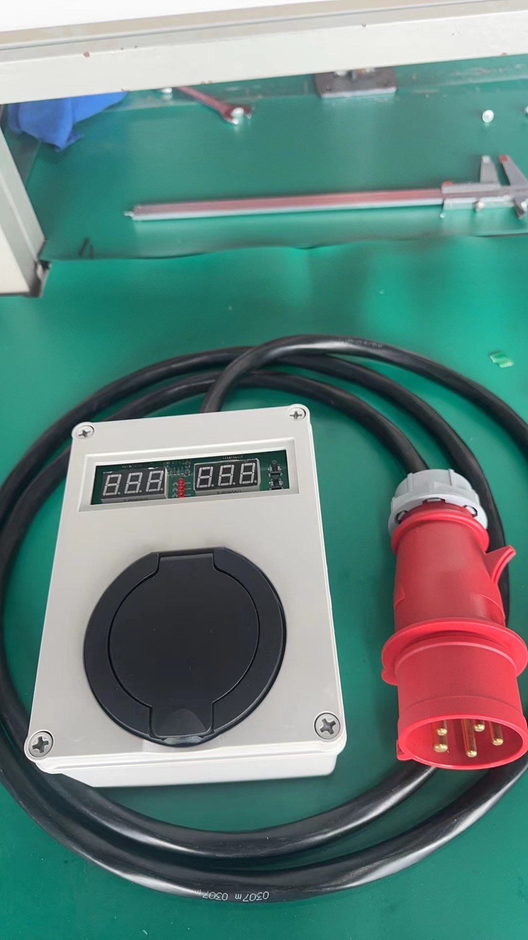 Novo Carregador de Carro Elétr - Portable Ev Charger 32A Type 2 Cee Plug avaliação e preço